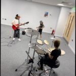 Tom Fletcher Instagram - If we sound a little unrehearsed it’s because the kids have taken over our practice room…🤘