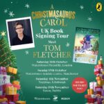 Tom Fletcher Instagram - I’m excited to announce that I’ll be spreading some Christmas cheer across the UK & Ireland later this year, signing copies of my brand new book A Christmasaurus Carol! Check the link in my bio for all the details 🎄