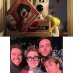 Tom Fletcher Instagram – I had the most awesome tour of @aardmananimations today. So inspiring seeing such talented people at work, making absolute magic happen and getting to meet the man who created Wallace & Grommit, Nick Park was a real honour. 

On top of that, a few years back we discovered that Grommit had great taste in music when a band called McFLEA appeared in his record collection and today we were given the original record from the movie along with an awesome record made by Beth Robson (Walkies In The Sun and The Bark Never Lies are genius🤣). 

Thanks to everyone at Aardman for such a great day. X