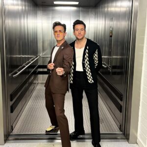 Tom Fletcher Instagram - Happy birthday to the person I’ve been standing next to for 22 years. From our parent’s living rooms to @thevoiceuk chair. What a journey mushy. @dannyjonesofficial 🤘