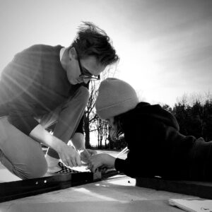 Tom Fletcher Instagram - I didn’t get a chance to post about this yesterday amidst the birthday fun - Happy birthday to my boy. How lucky am I to get to be part of your world. 

Here we are recently in one of my happiest places, and I think his too - outside, together, making stuff. 😍🎂