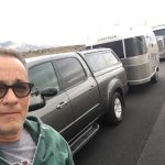 Tom Hanks Instagram - Me and Steve the Truck Driver stuck in hwy const. We were both hauling STEEL up 93! Hanx