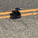Tom Hanks Instagram - A lonely sole in the middle of the PCH. Yes, summer is done. Hanx.