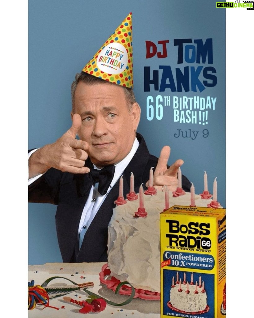Tom Hanks Instagram - Our next National Holiday. No ads… bossradio66.com Hanx