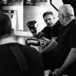 Tom Hardy Instagram - Thankyou Theo and team @venum for the custom gear #havoc #netflix #brokenose @elevaterichmond @mrbagandtag @jackmcgann93 @gregwilliamsphotography @reorgcharity