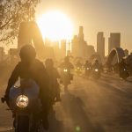 Tom Hardy Instagram - 💯❤️BSMCLA @bikeshedmotoco first group across from the West meet classic lowriders leading from the East • LA’s 6th Street Bridge • 2022 6th Street Bridge - Sixth Street Viaduct