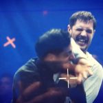 Tom Hardy Instagram - Not remotely awkward BTS snippet recorded by Kelly Marcel Venom 1 physical theatre 101 -