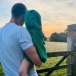 Tom Hopper Instagram - Sunset with my little dinosaur 🦖🥰 Remembering our beautiful friend @jonesallenart who we so sadly lost this week. She was one of the world’s true angels, and we will miss her dearly, but will always be remembered in our hearts, especially at sunset ❤️🙏🏼