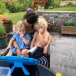 Tom Hopper Instagram - Only one lady I know can make my babies smile and laugh with absolute joy like this, and that’s their mummy. @laurahopperhops you are our family rock. Thank you for being the best mummy in the world to our babies. Happy Mother’s Day 🇬🇧❤️🥰