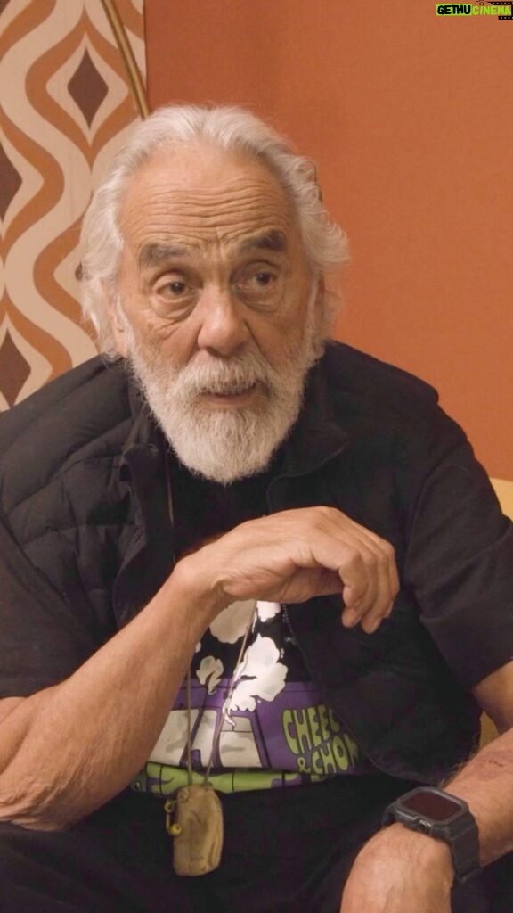 Tommy Chong Instagram - Wake n’ Bake with @heytommychong 🍃 Full video available on Bowlmates.com, man ✌🏼