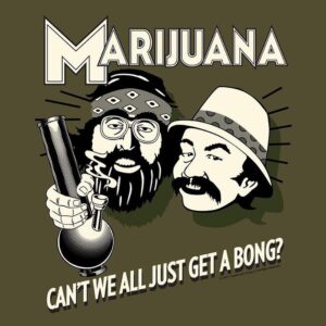 Tommy Chong Instagram - Step 1: Bong hit
Step 2: Shop @cheechandchong merch Labor Day sale 25% now through sept 10 😄 
Shop link in stories