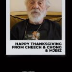 Tommy Chong Instagram - Happy Thanksgiving 🦃🍁 What are you thankful for? MJBiz and our good friends at @cheechandchong want to recognize all of the amazing associations, podcasts, small businesses and more that are doing the work each year to move this industry forward. We can’t wait to gather with you all next week at @theemjays and celebrate… YOU! If you haven’t got your tickets to join us in Las Vegas for #MJBizCon, now is the time! Use code 420BFCM for your Black Friday tickets at the 🔗 in bio @heytommychong