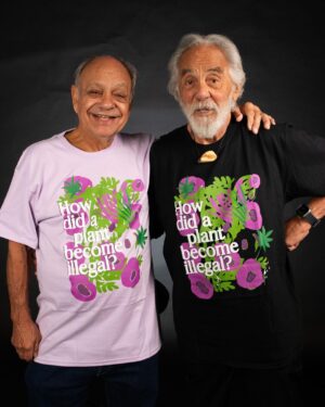 Tommy Chong Instagram - Hey, man, we’re so stoked to partner with @lastprisonerproject and @foreveryone.collective to support people who have recently been released from incarceration after serving time for 🍃 How the hell can a plant be illegal?! A portion of proceeds from this d0p3 shirt will go directly to Last Prisoner Project’s Reentry Program ☮️ 💚✌️