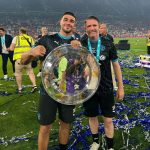 Tommy Fury Instagram - SOCCER AID CHAMPS!⚽️♥️🌎 (I think I’ll be leaving it to the professionals🤣)… What an incredible opportunity and an incredible cause!!! @unicef @socceraid Old Trafford Football Stadium