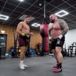 Tommy Fury Instagram - 🫃🏻🫃🏻just two bellys minding their business. Who’s watched mine and @eddiehallwsm latest YouTube’s ?🤣….