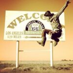 Tomohisa Yamashita Instagram - 10年前にアメリカ横断の旅に出て、ルート66を旅させてもらいました。 そこで、英語勉強したい。って強く思って。少しは成長できたかなぁと自問自答しています。まだまだだな。 今回、かなり弾丸ツアーではありますが、仕事があり一瞬、LAに来て、サンタモニカのルート66の終着点まで行ってきました。感慨深いです。 僕の旅はまたここから始まる。 そういう思いで頑張ります！ Ten years ago, I embarked on a trip across the United States and traveled on Route 66. That trip made me want to learn English. Now I’m asking self if I improved? Not enough,but Im getting closer day by day. This time, for a moment I had a really quick trip to la for work so I went to the end point of Route 66 in Santa Monica. I am kinda moved. My journey starts here again. I will do my best with that in mind!