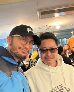 Tomoya Nagase Instagram - @berberjin_harajuku 
#25周年
@berberjin1 
@yuttan1977 
#スマイル
#以上