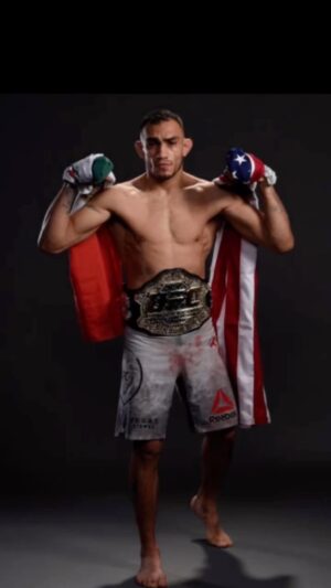Tony Ferguson Instagram - “I’ve Been Asked To Coach On TUF Against Ol’e Fathead, or Anyone Of My Choosing If That Cake-Eatin’ Sum’Bish’ Wouldn’t Show *mack* 🤦‍♂️ What A Vagina 🏃‍♂️💨🍃 I’m Always Ready Anytime Anywhere,.. 📈 I Choose You McKnacker 🫵😎 @thenotoriousmma See Ewe🐑 Soon- Thee🏔️Champ 🤓 -CSO- 🇺🇸🏆🇲🇽 # My👇Mat 💯