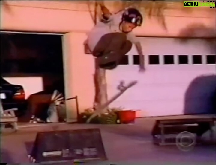 Tony Hawk Instagram - In recognition of @riley__hawk’s return to Instagram, I would like to share this clip of his first 360 flip (caught by the @60minutes crew) 20 years ago.