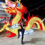 Tony Jaa Instagram - Good energy at night time.🎉🎊🧧🧧🧧