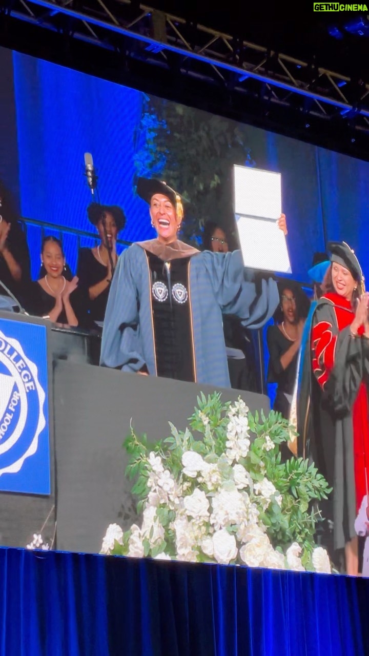 Tracee Ellis Ross Instagram - I became a Spelmanite today and it was awesome! Thank you @spelman_college and #drhelenegayle for bestowing me with such an honor. Congratulations to the Class of 2023! It was really special to be robed with you. And thank you @nikolehannahjones your powerful words.