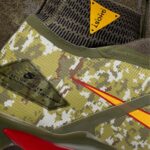Travis Kelce Instagram - The Alpha Menace Elite 3 TK is a salute to the troops! 🫡 The digital camo is a callout to the armed forces he reveres, while the hits of red and gold represent the kingdom @killatrav calls home! 🏠 Head to Nike.com to shop the latest @killatrav creation!