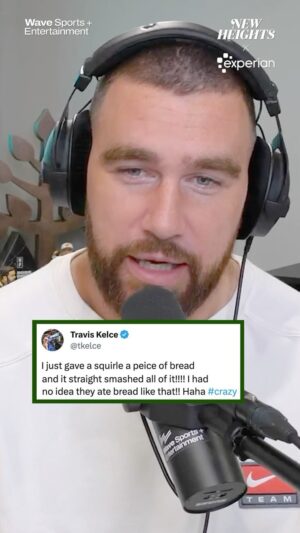 Travis Kelce Instagram - The internet took Trav on a trip down memory lane last week @experian 

NEW EPISODE OUT NOW!! Link in bio