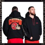 Travis Kelce Instagram - #chiefskingdom, your new game day fit is here! You bring that energy week in and week out, so we teamed up to bring you premium, limited edition merch from @trukolorsbrand and the @chiefs - just in time for playoffs. I’m honored to have designed the first ever athlete x local NFL merch collab. Pre-sale on now. Let’s go!! GEHA Field at Arrowhead Stadium