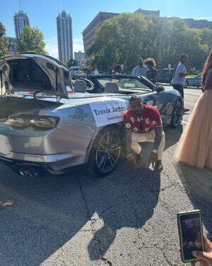 Trevor Jackson Instagram - Hottest thing outta Indiana since James Dean… 

I was the Grand Marshal for the parade and My city showed so much love @ the Circle City Classic this year. I can’t express how thankful I am to everyone who supports what we’re doing over here but the best way I know how to give it back is to keep goin hard and showing ppl that we got motion in the Midwest. 

Shoutout to @ampharris @colts @coltslife @bswift317 @coachredd @kingoz317 @craigallenfilms @itspmfgoat and the city of indianapolis. #317 #765