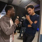 Trevor Noah Instagram - Few nights in my life will live in my memory like the night I had the pleasure and honour of introducing my friend, my fellow comedian and absolute super star, @kevinhart4real on stage in my home country South Africa. The crowd was electric, Kevin killed it, and we spent the night celebrating with his tequila. (Which is actually really smooth and delicious. Not an ad, Kevin didn’t want to pay me 😄)