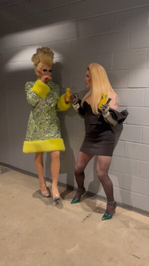Trixie Mattel Instagram - moments before disaster (we walked onstage)