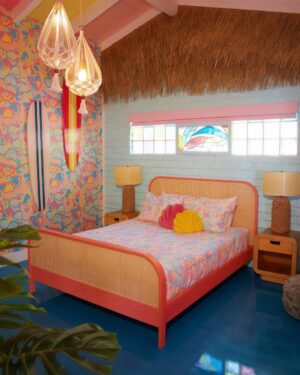 Trixie Mattel Instagram - 7 Rooms. 7 Themes. Which one is your favorite? Book your stay now at trixiemotel.com 💞

🦩 Pink Flamingo
❤️ Queen of Hearts
🛸 Atomic Bombshell
🌸 Flower Power
🐄 Yeehaw Cowgirl
🌴 Malibu Barbara
🍯 Oh Honeymoon

📸: @aprettycoolhoteltour