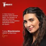 Tuba Büyüküstün Instagram - #birliktedurdiyelim @unicefturkiye #kızçocuklarıgünü ❣️