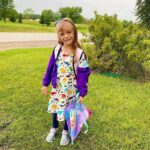 Tyler Baltierra Instagram - “Daddy, I think I’m a big enough to wait for the bus with my friend. You don’t have to wait here with me” 😧🤭😥😭 uhhh...okayyy, I was not prepared for that! Even though I can see her at the end of our driveway through the window, it felt like I was a million miles away! How did she get so big & so brave so fast!? #MyBaby #NovaleeReign 😩❤️ P.S. I actually sprinted out there in my pajamas, because I just couldn’t let her get on the bus without squeezing her super tight & giving her a kiss bye 😩 I think it’s safe to say that her bus driver thinks I’m crazy now haha! 🤷🏻‍♂️😂