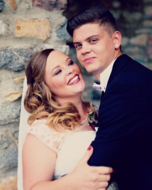 Tyler Baltierra Instagram - @catelynnmtv Today marks 8 YEARS MARRIED & 17 YEARS together babe & I wouldn’t want to do this life with anyone else by my side! You know there will never be enough words to express the love I have for you…but I like to try anyway

There’s a place I like to go
Where the loud voices
In my head turn to smoke
Where rebellious wildflowers
Still grow through the snow
& bloom continuously in the cold 
A place where I feel whole
Where I can breathe slow
& recall the feeling of hope
It’s the only place
That’s ever felt like home
& It’s a place you already know
Where there are no rules etched
In stone besides our own
It’s the safest place
Where there is no harm
& that place is anywhere
& everywhere…
Because that place
Is with you in my arms
With your hourglass figure
That stops time all together
As I count every freckle
& caress every dimple
Your body becomes nimble
Our love is not simple
Not easy to measure
So relinquish control
While I fill you with the
Pressure of blissful pleasure
As we weave our pure love
Into beautiful silk together

Happy Anniversary honey, I love you so much & I’m so proud of the woman, mother & wife you’ve become. We’ve officially been together for MORE than HALF of our LIVES & I can’t wait to spend the rest of mine with you! #Soulmate #17YearsStrong #MiddleSchoolSweethearts 😍❤️🥹