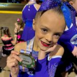 Tyler Baltierra Instagram - DOTING DADDY OVER HERE!!! My baby girl #NovaleeReign placed #1 in her FIRST CHEER COMPETITION & I am SO proud of her!!! #CheerDad #BlessedByDaughters