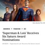 Tyler Hoechlin Instagram - ICYMI!… because I definitely did. #SupermanAndLois Season 2 is (and has been) out on @hbomax ! And congratulations to everyone - executives, crew, cast - everyone who works so hard on this show for their Saturn award nominations this year. Grateful to be a part of this incredible team. @cwsupermanandlois