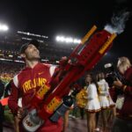 Tyler Hoechlin Instagram – Thank you to everyone at @usc_athletics (including your very talented photographer @jennychuangphotos) for an unforgettable night at the @lacoliseum . As a lifelong Trojan fan, I’m incredibly grateful to have shared the experience with my family – the ones who made me a fan from the very beginning. What an exceptional regular season. Congrats to everyone at @usc.fb ! Hard work pays off. Can’t wait to see what the coming days and weeks will bring. #CollegeFootballPlayoff
#Heisman
#FightOn