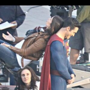 Tyler Hoechlin Instagram - I could not be more grateful for the opportunity to tell this story, that for now shall remain a secret. But I’ve been blessed with nothing less than the most wonderful people to do it alongside of. I couldn’t ask for a better partner than  @BitsieTulloch in all of this. I’ve already learned so much from her and I know that won’t stop anytime soon. So thank you @gberlanti and everyone else who brought her in as our Lois Lane. All the people behind the scenes care so much about these characters and their lives and the parts to which we’ll be speaking about, it gives me great comfort to know that they’ll steer us in the right direction. Thank you to everyone that said “yes” to this project (Warner Brothers, DC, CW). We won’t let you down. It’s going to be a grand adventure. Can’t wait to get to work!
P.S. I had no idea this picture existed when someone grabbed the shot of Bitsie and I on the monitor, and I just noticed today the resemblance of my expression to that of Mr. Reeves. Had to share. Hope we make something he would be proud of.
Up, up!