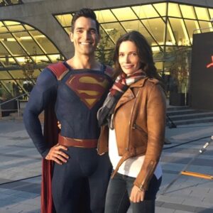 Tyler Hoechlin Instagram - I could not be more grateful for the opportunity to tell this story, that for now shall remain a secret. But I’ve been blessed with nothing less than the most wonderful people to do it alongside of. I couldn’t ask for a better partner than  @BitsieTulloch in all of this. I’ve already learned so much from her and I know that won’t stop anytime soon. So thank you @gberlanti and everyone else who brought her in as our Lois Lane. All the people behind the scenes care so much about these characters and their lives and the parts to which we’ll be speaking about, it gives me great comfort to know that they’ll steer us in the right direction. Thank you to everyone that said “yes” to this project (Warner Brothers, DC, CW). We won’t let you down. It’s going to be a grand adventure. Can’t wait to get to work!
P.S. I had no idea this picture existed when someone grabbed the shot of Bitsie and I on the monitor, and I just noticed today the resemblance of my expression to that of Mr. Reeves. Had to share. Hope we make something he would be proud of.
Up, up!