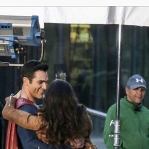 Tyler Hoechlin Instagram - I could not be more grateful for the opportunity to tell this story, that for now shall remain a secret. But I’ve been blessed with nothing less than the most wonderful people to do it alongside of. I couldn’t ask for a better partner than  @BitsieTulloch in all of this. I’ve already learned so much from her and I know that won’t stop anytime soon. So thank you @gberlanti and everyone else who brought her in as our Lois Lane. All the people behind the scenes care so much about these characters and their lives and the parts to which we’ll be speaking about, it gives me great comfort to know that they’ll steer us in the right direction. Thank you to everyone that said “yes” to this project (Warner Brothers, DC, CW). We won’t let you down. It’s going to be a grand adventure. Can’t wait to get to work!
P.S. I had no idea this picture existed when someone grabbed the shot of Bitsie and I on the monitor, and I just noticed today the resemblance of my expression to that of Mr. Reeves. Had to share. Hope we make something he would be proud of.
Up, up!