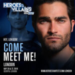 Tyler Hoechlin Instagram - Back to this lovely place! Always enjoy it here on the other side of the pond. Come say hey! Slide for info. #HVFF