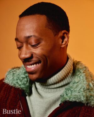 Tyler James Williams Instagram - Thank you @bustle for the feature and @clovito for the wonderful conversation. It was a pleasure 😊 Link in my story for the full read

Photographer: @sage.east
Stylist: @eehay
Photo Director: @heartattackack
Talent Bookings: @specialprojectsmedia
SVP Fashion: @tiffanyreid
SVP Creative: @karen.hibbert