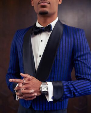 Tyler James Williams Instagram - #Emmy’s 2022 in custom @thrashbespoke & @cartier 

#emmys2022 
📷: @iamjamesanthony