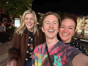 Tyler Oakley Instagram - this (dinner at cheesecake factory) might get weird ft. @mametown & @gracehelbig