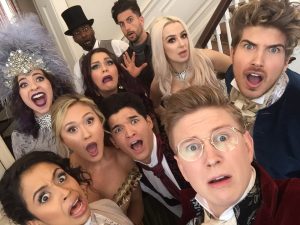Tyler Oakley Instagram - ESCAPE THE NIGHT (S2) WATCH PARTY: Friday (7/21) 2pm PT on twitch.tv/tyleroakley - SEE YOU THEN!! 👹🔪🩸