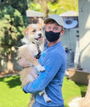 Tyler Oakley Instagram - becoming @croutonoakley’s dad (five months ago today, here’s the day we met) was the start of a top tier life chapter. happy father’s day to ME!!