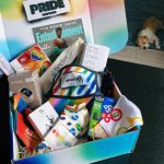 Tyler Oakley Instagram - happy pride month!! 100% of the proceeds from this year’s #PrideUnboxed go to @GLAAD, featuring 20+ products from LGBTQ-inclusive brands to help you celebrate while shining bright. @portebanking #ad particularly obsessed with the @teletubbieshq @bombas @fitbit #pride gear!! 🌈✨