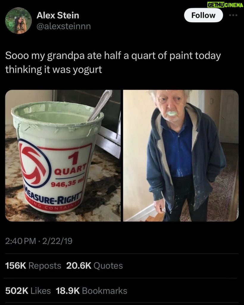 Tyler Oakley Instagram - paint grandpa painted paint grandpa