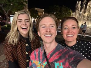 Tyler Oakley Instagram - this (dinner at cheesecake factory) might get weird ft. @mametown & @gracehelbig